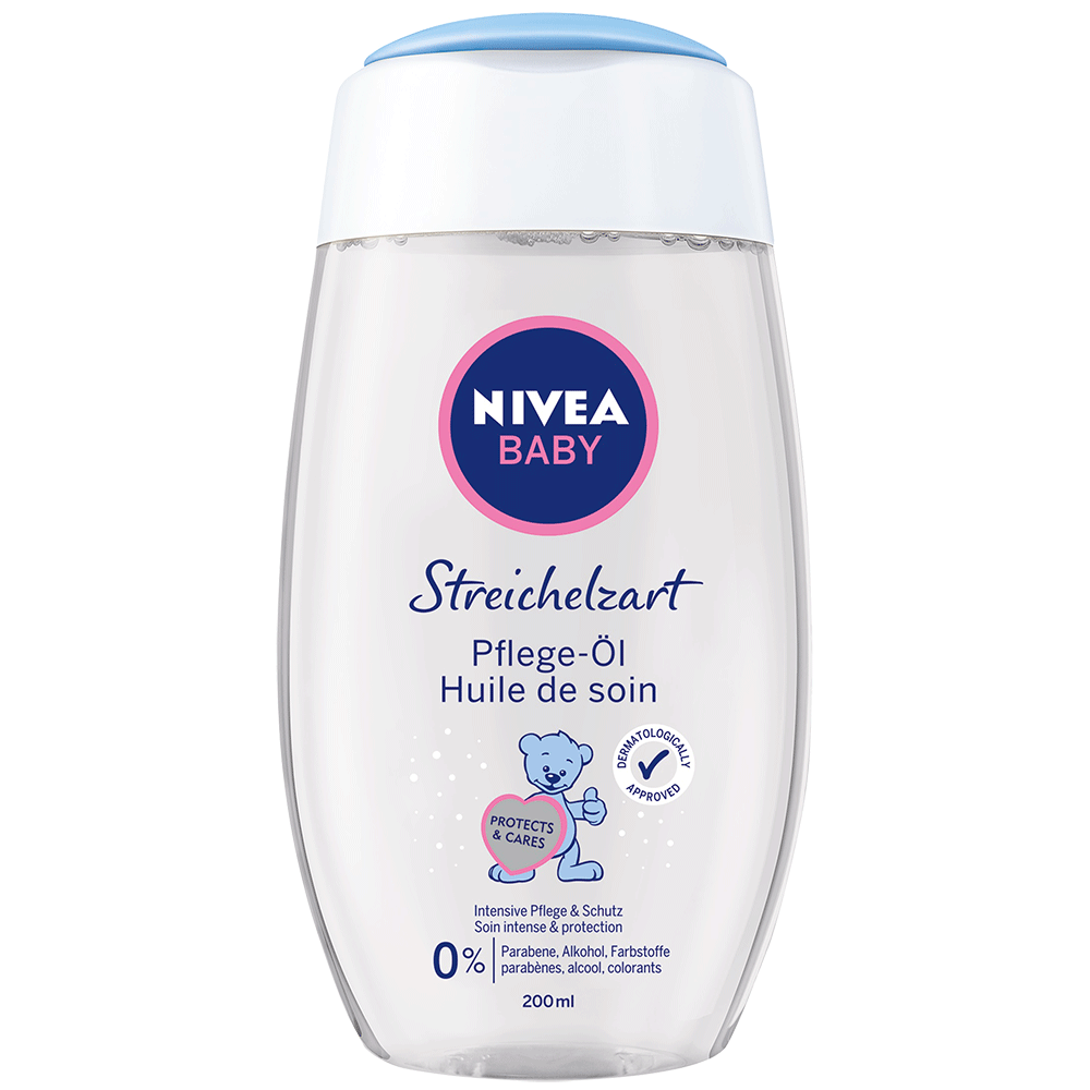 Bild: NIVEA Baby Streichelzart Pflege Öl 