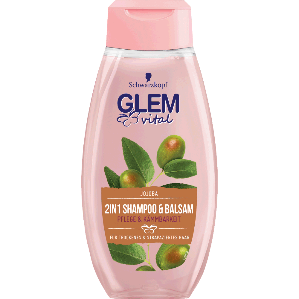 Bild: Schwarzkopf GLEM vital 2in1 Shampoo & Balsam Jojoba 