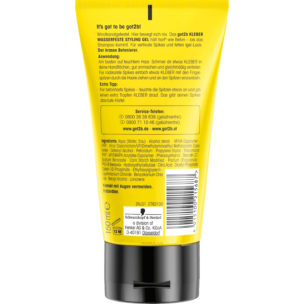 Bild: Schwarzkopf got2b Kleber Styling Gel 