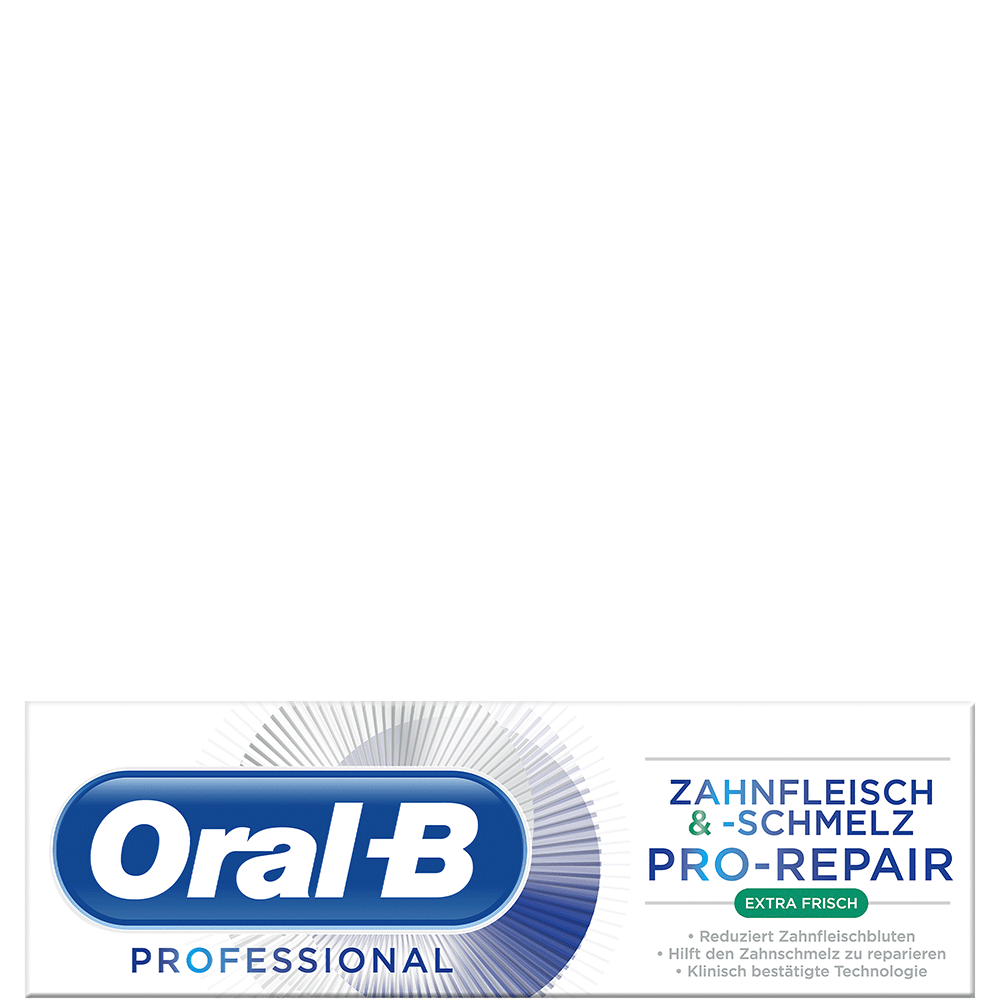 Bild: Oral-B Professional Zahnfleisch & -schmelz Pro-Repair Zahncreme 