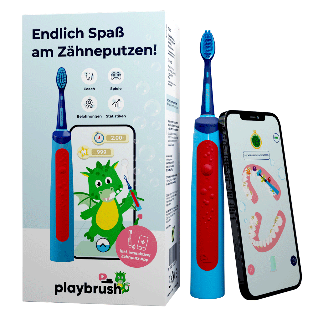 Bild: Playbrush Smart Sonic blau elektrische Kinderzahnbürste 