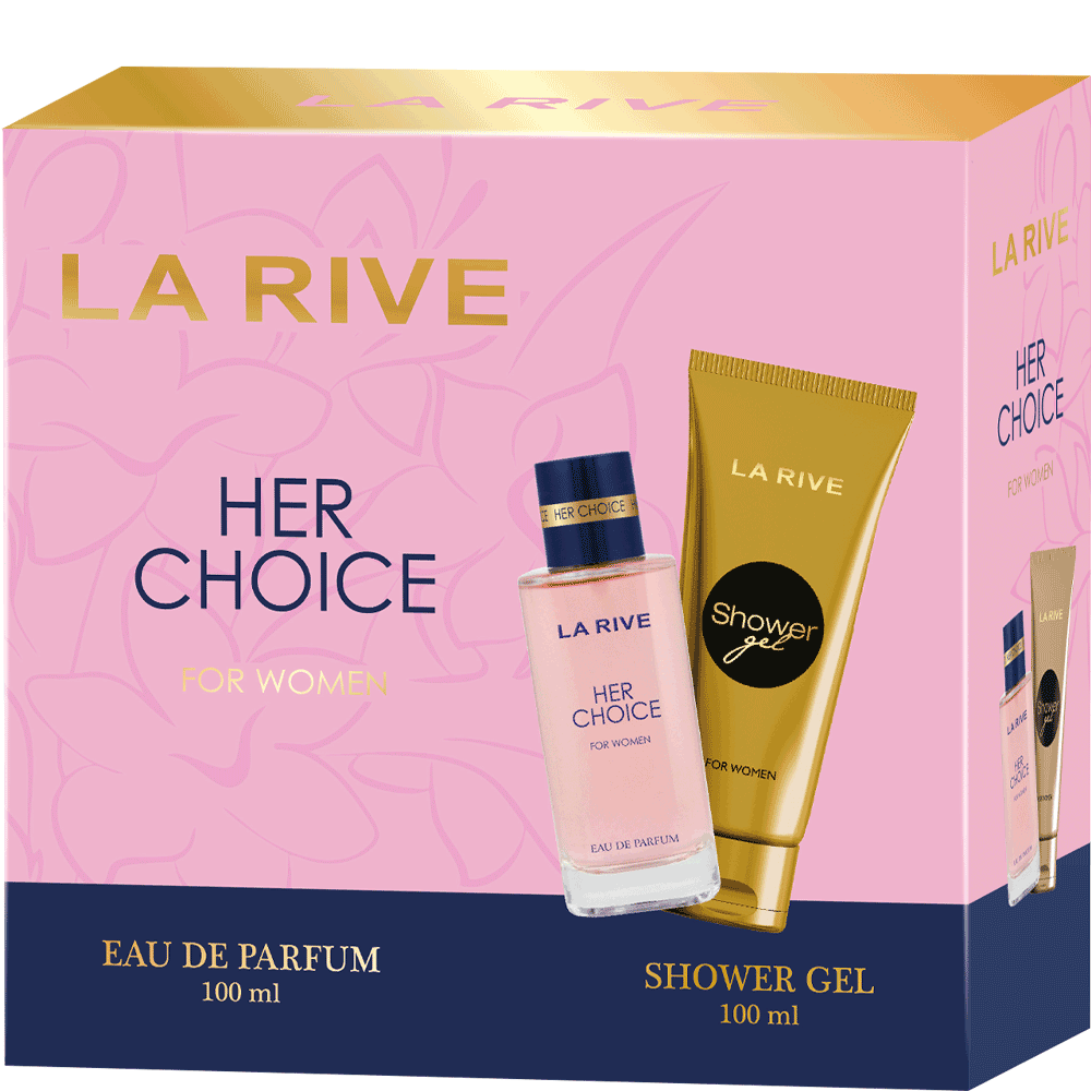 Bild: LA RIVE Her Choice Geschenkset Eau de Parfum 90 ml + Duschgel 100 ml 