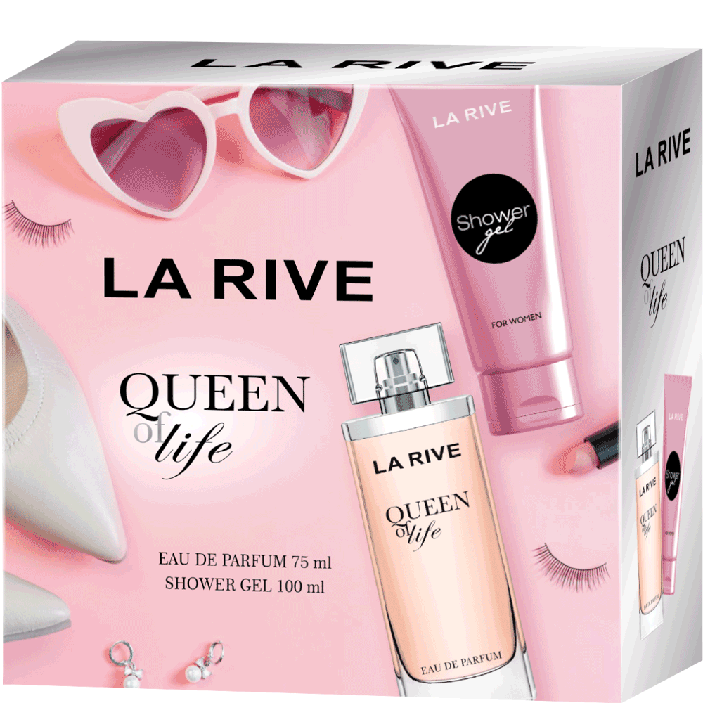 Bild: LA RIVE Queen of Life Geschenkset Eau de Parfum 75 ml + Duschgel 100 ml 