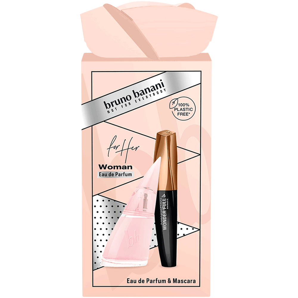 Bild: bruno banani Woman Geschenkset Eau de Parfum 30ml + Manhatten Mascara 