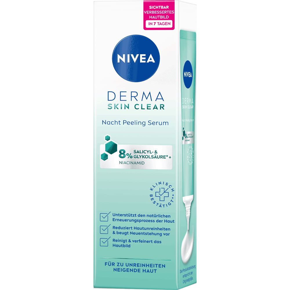 Bild: NIVEA Derma Skin Clear Nacht Peeling Serum 