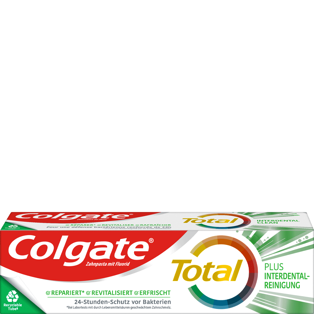 Bild: Colgate Total Plus Interdentalreinigung Zahncreme 