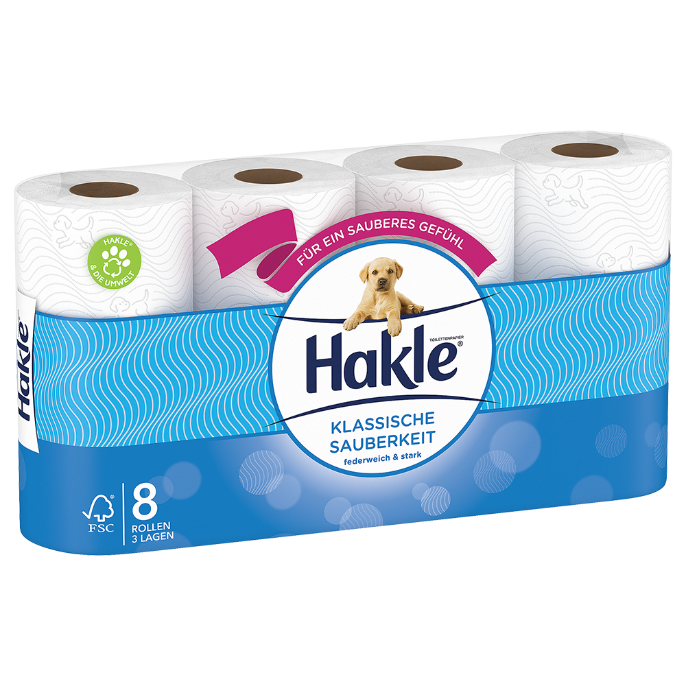 Bild: Hakle Toilettenpapier Klassiche Sauberkeit 