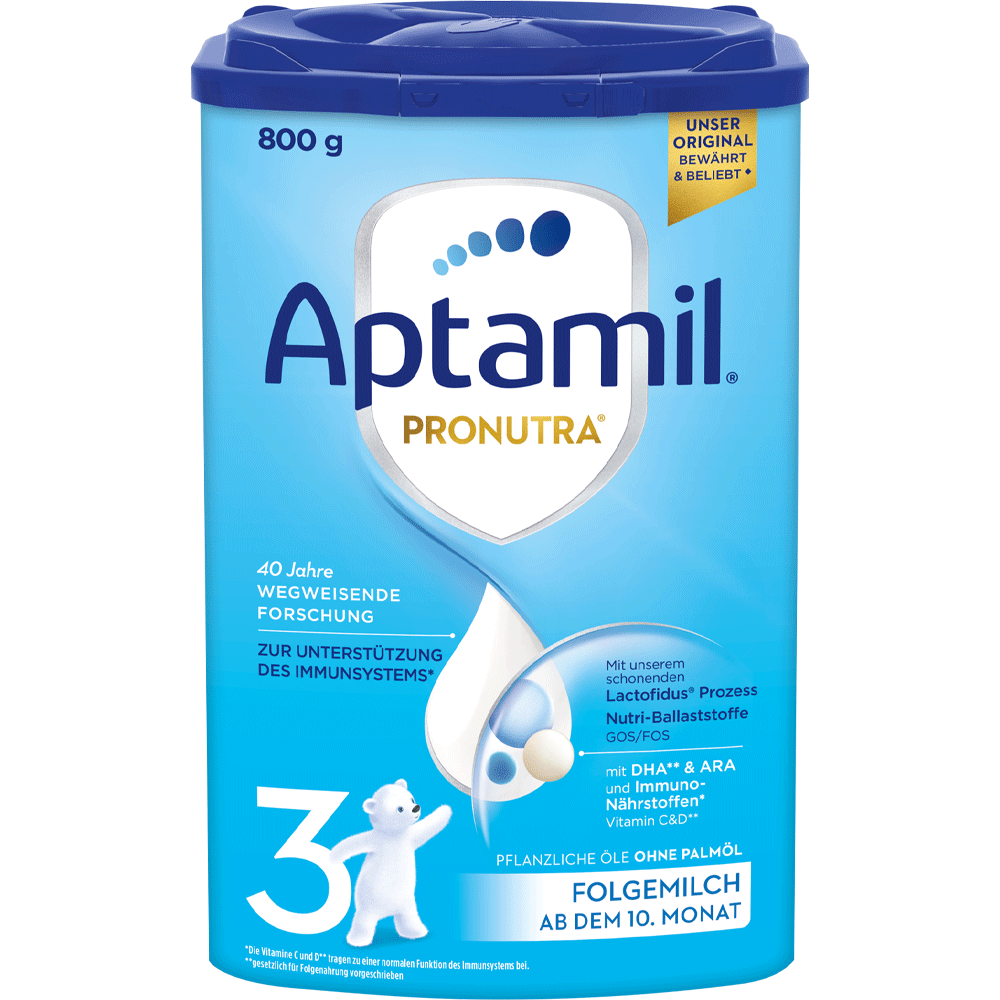 Bild: Aptamil 3 Pronutra, Folgemilch 