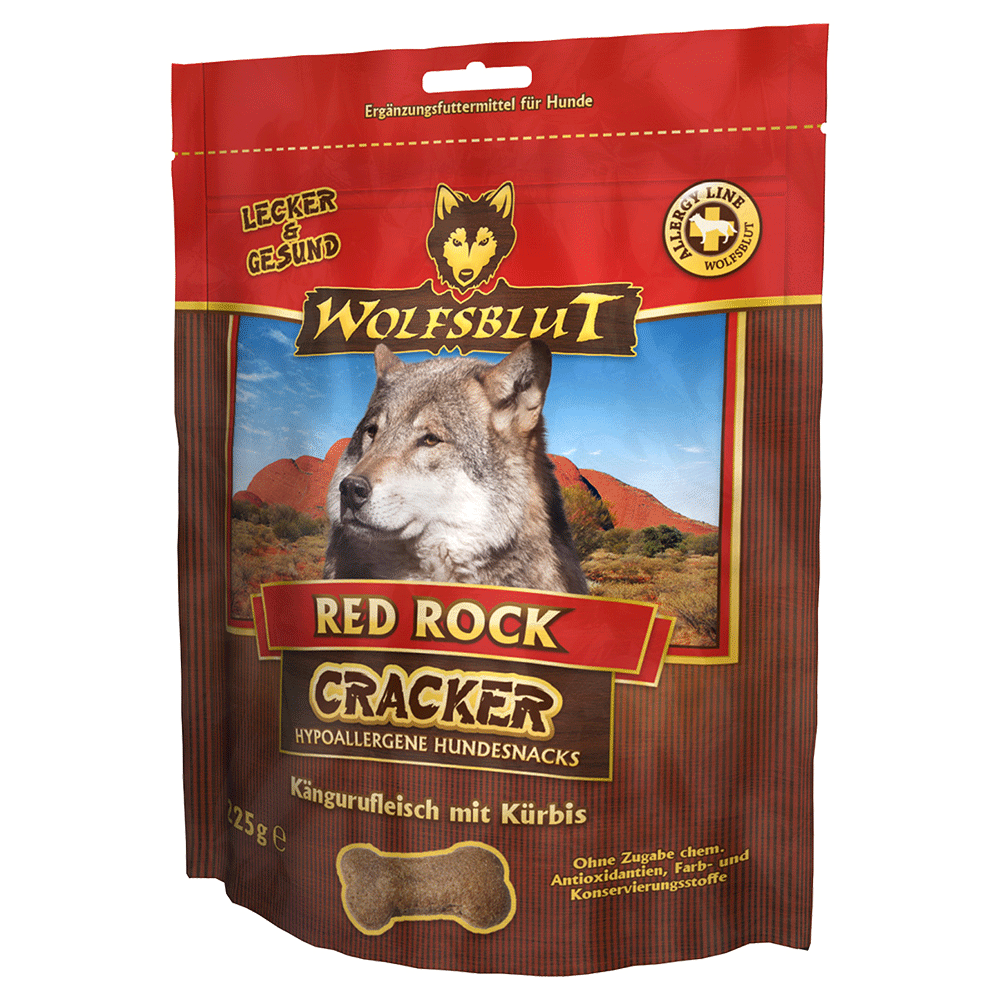 Bild: Wolfsblut Cracker Red Rock Känguru 