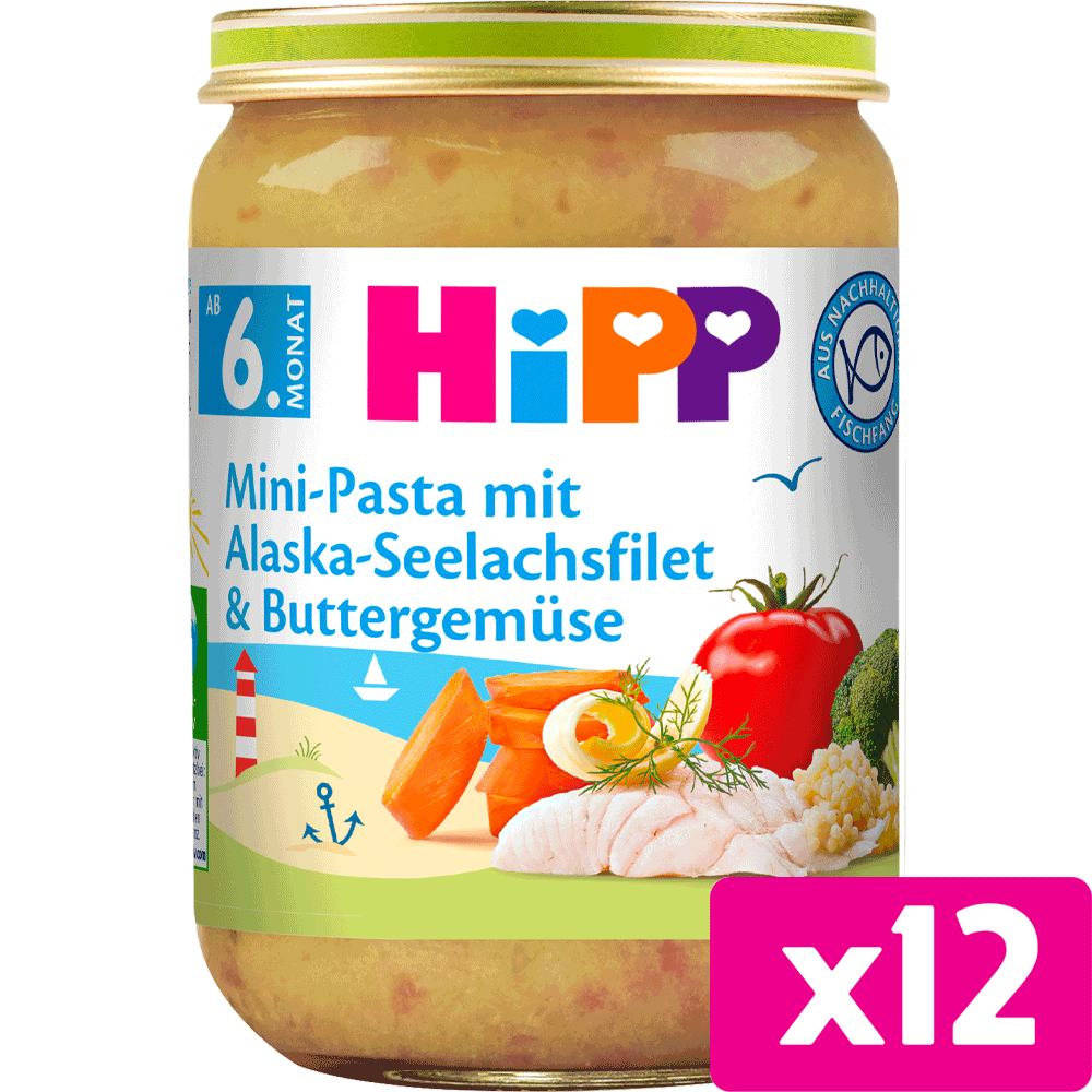 Bild: HiPP Minipasta Seelachs 