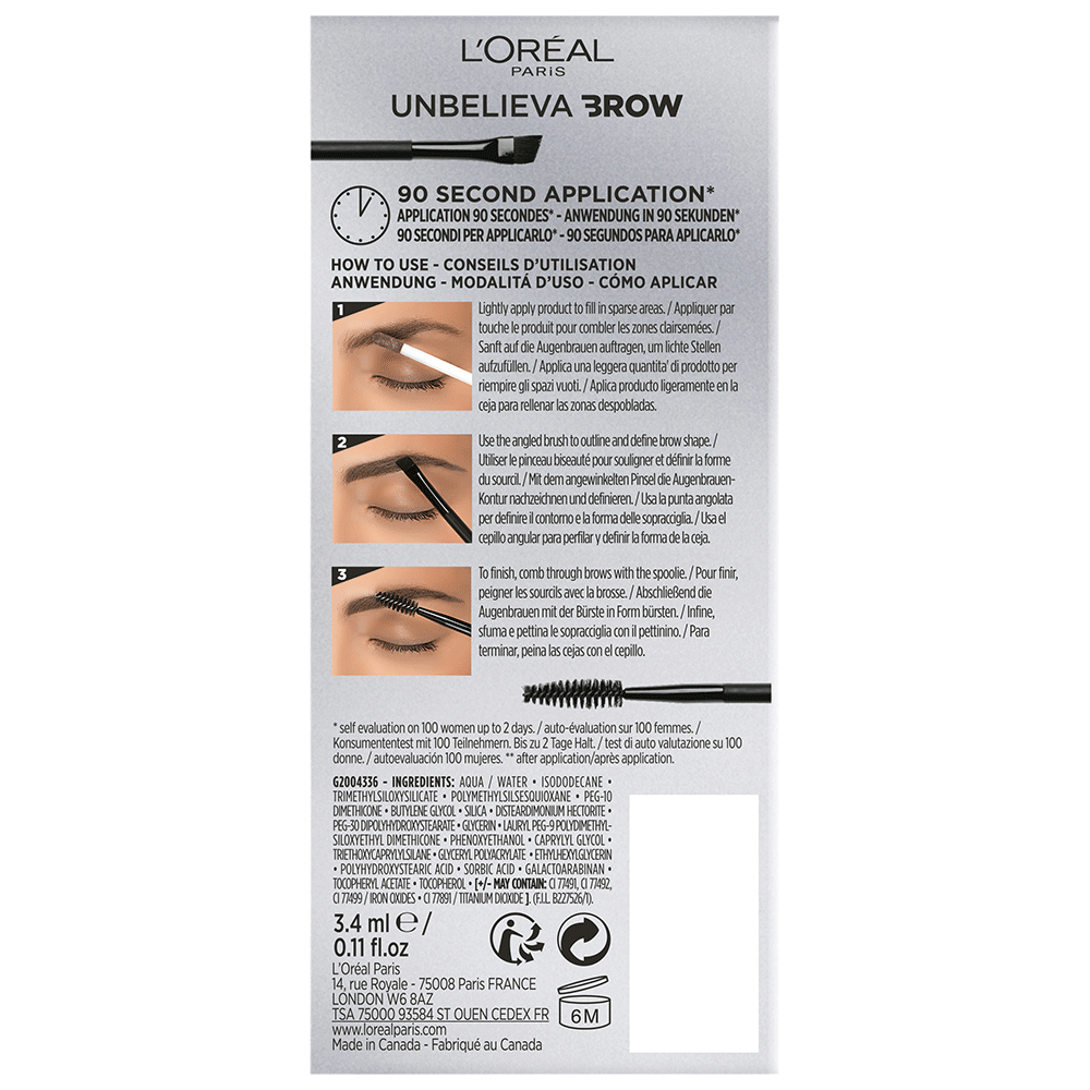 Bild: L'ORÉAL PARIS Brow Artist Unbelieva Brow 108