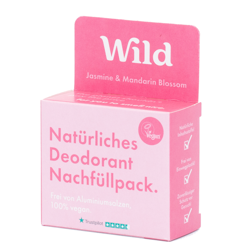 Bild: WILD Deo Stick Refill Jasmin & Mandarin Blossom 