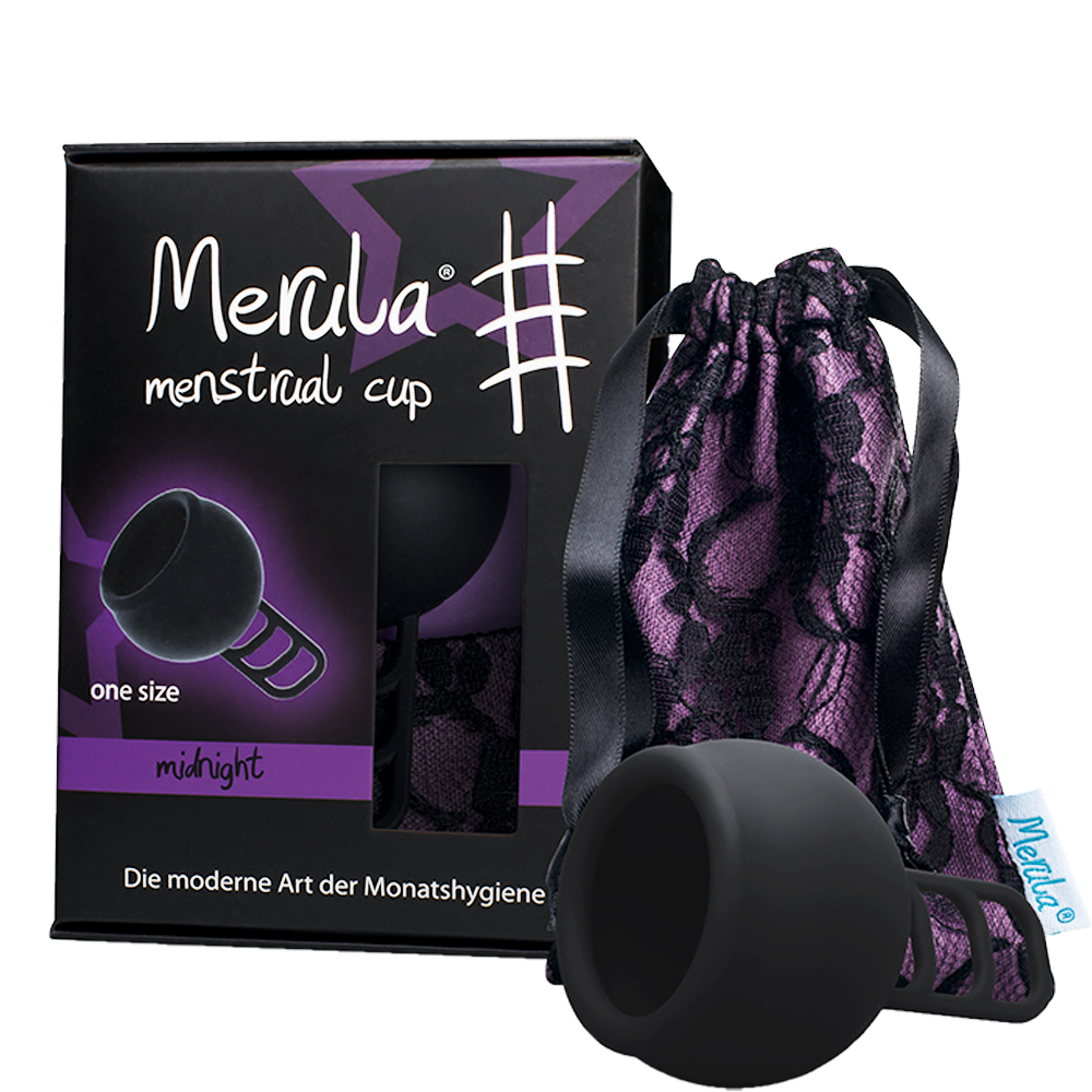 Bild: Merula Midnight Menstruationstasse 