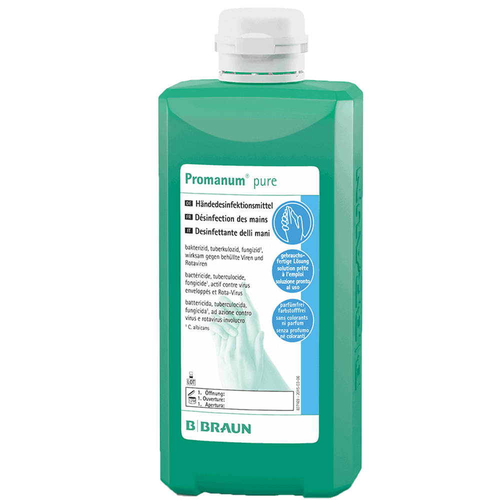 Bild: B. Braun Promanum® pure Händedesinfektionsmittel 