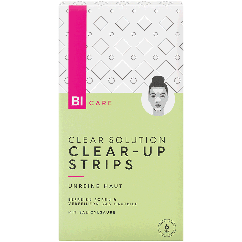 Bild: BI CARE  Clear Solution Clear-Up-Strips 