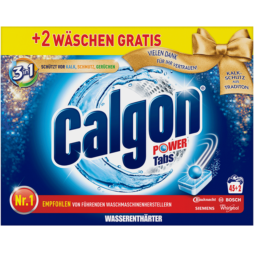 Bild: Calgon 3in1 Power Tabs Wasserenthärter 