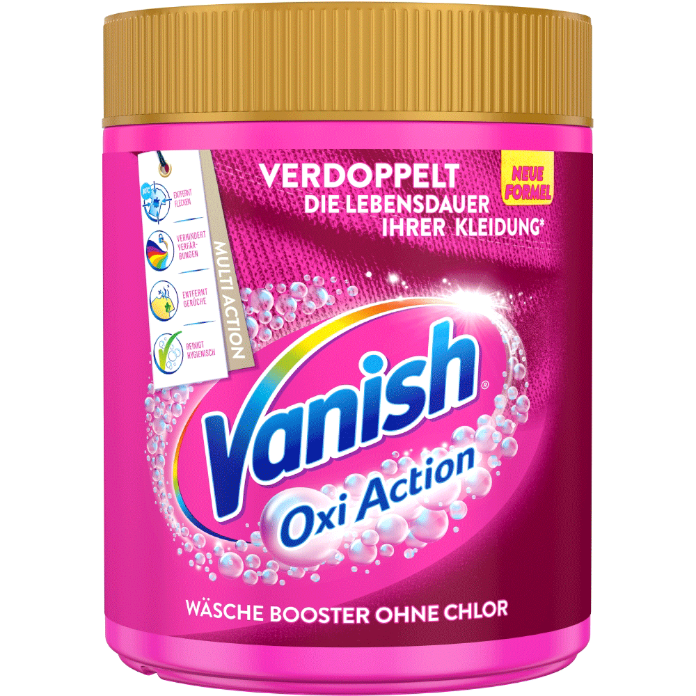 Bild: Vanish OxiAction Fleckenentferner Pulver Farbsicher 