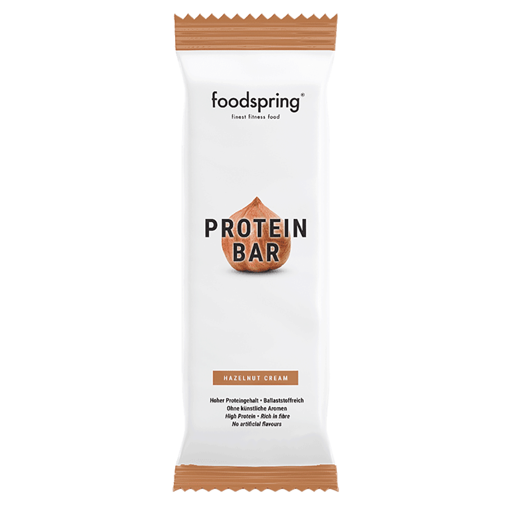 Bild: foodspring Protein Bar Hazelnut Cream 