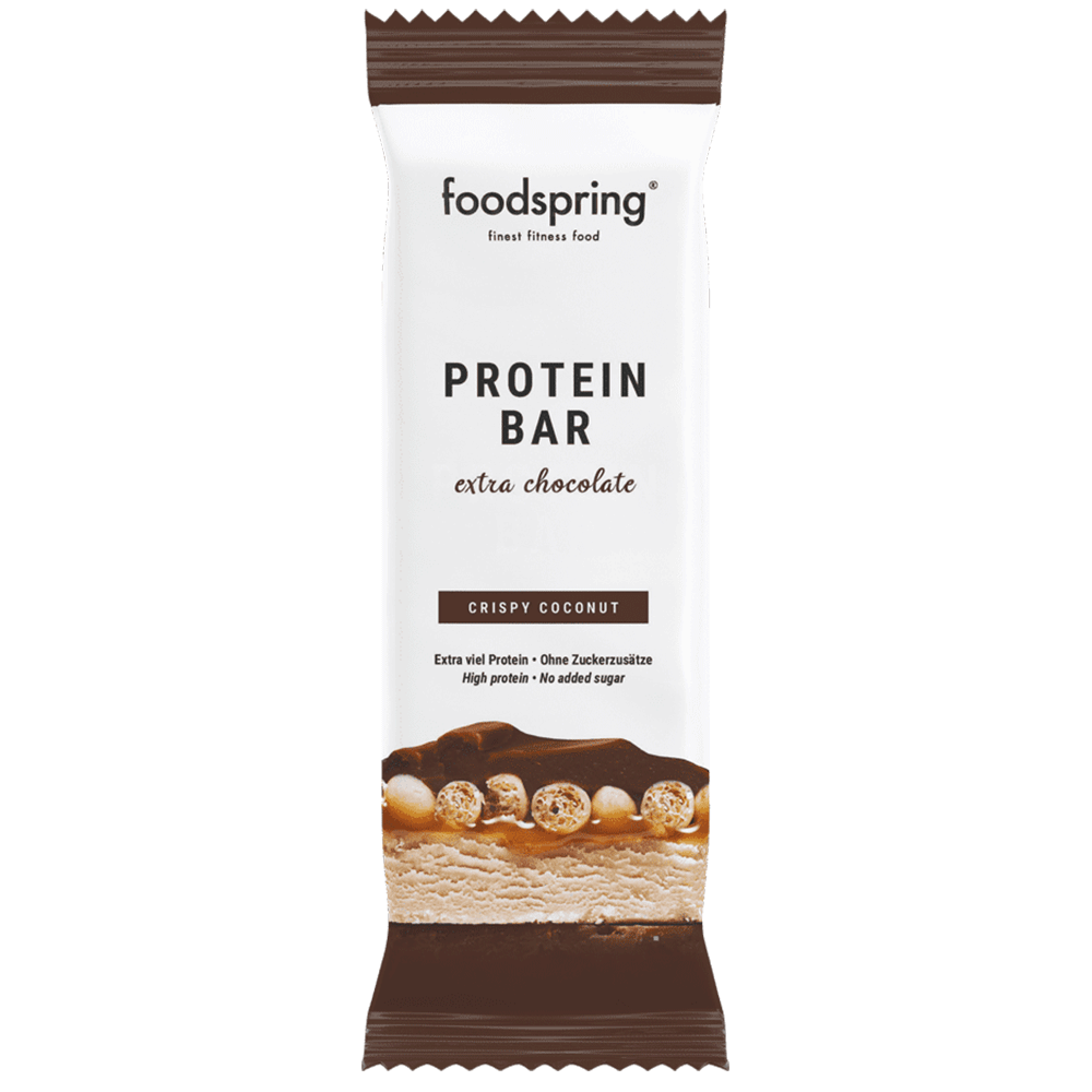 Bild: foodspring Protein Bar Crispy Coconut 