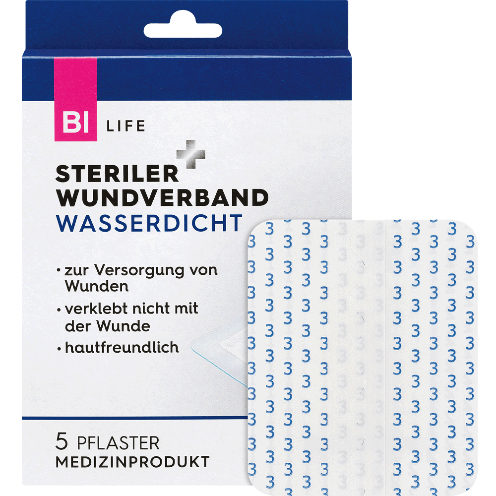 Bild: BI LIFE Steriler Wundverband Wasserdicht 