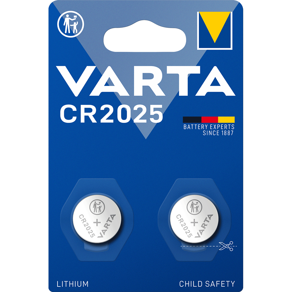 Bild: Varta Knopfbatterie CR2025 