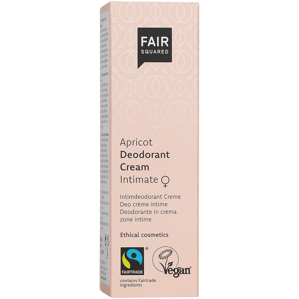 Bild: Fair Squared Intimpflege Cream Apricot Deodorant 