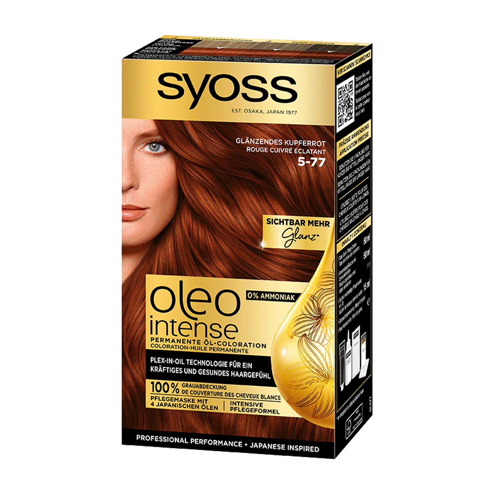 Bild: syoss oleo intense Permanente Öl Coloration Glänzendes Kupferrot