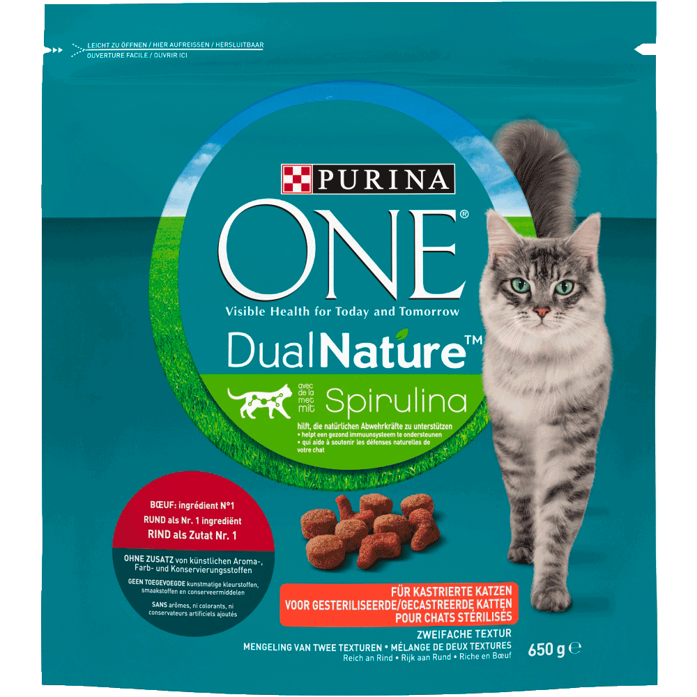 Bild: Purina ONE Dual Nature Sterilcat Rind 