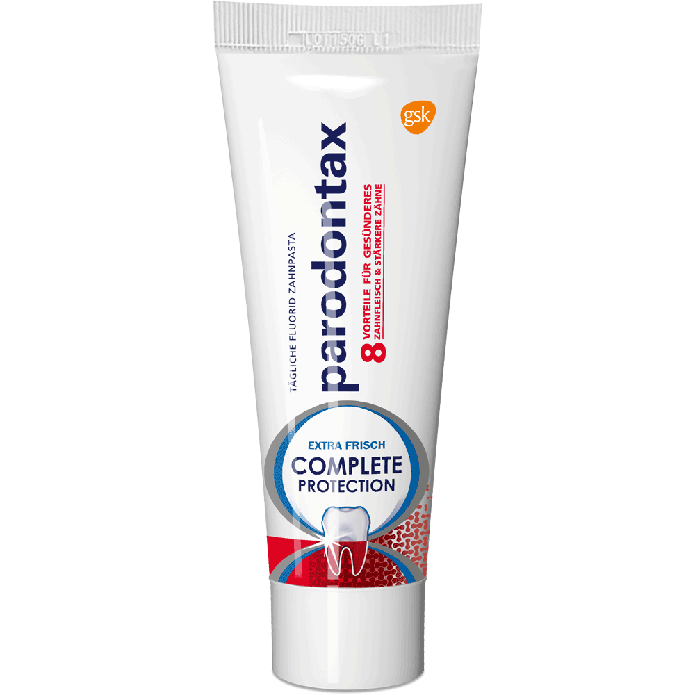 Bild: Parodontax Zahncreme Complete Protection Extra Frisch 