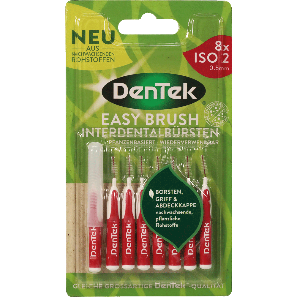 Bild: DenTek Easy Brush Interdentalbürsten ISO 2 0.5 mm 