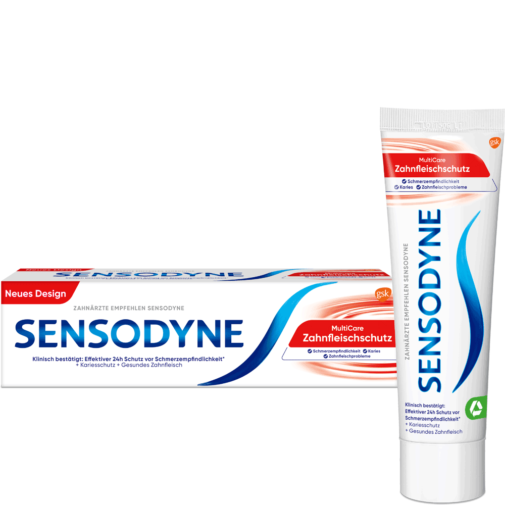 Bild: SENSODYNE Zahncreme Multicare Zahnfleischschutz 