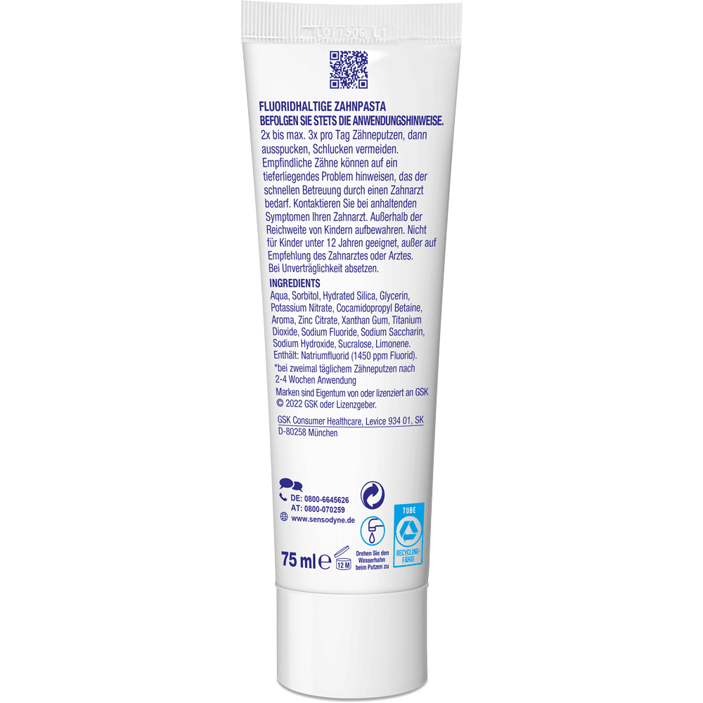 Bild: SENSODYNE Zahncreme Multicare Zahnfleischschutz 