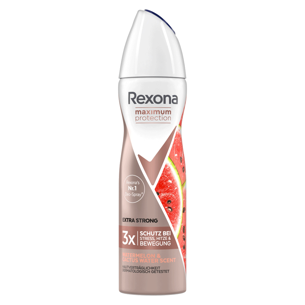 Bild: Rexona Deo Spray Max Protection Watermelon & Cactus Water Scent 