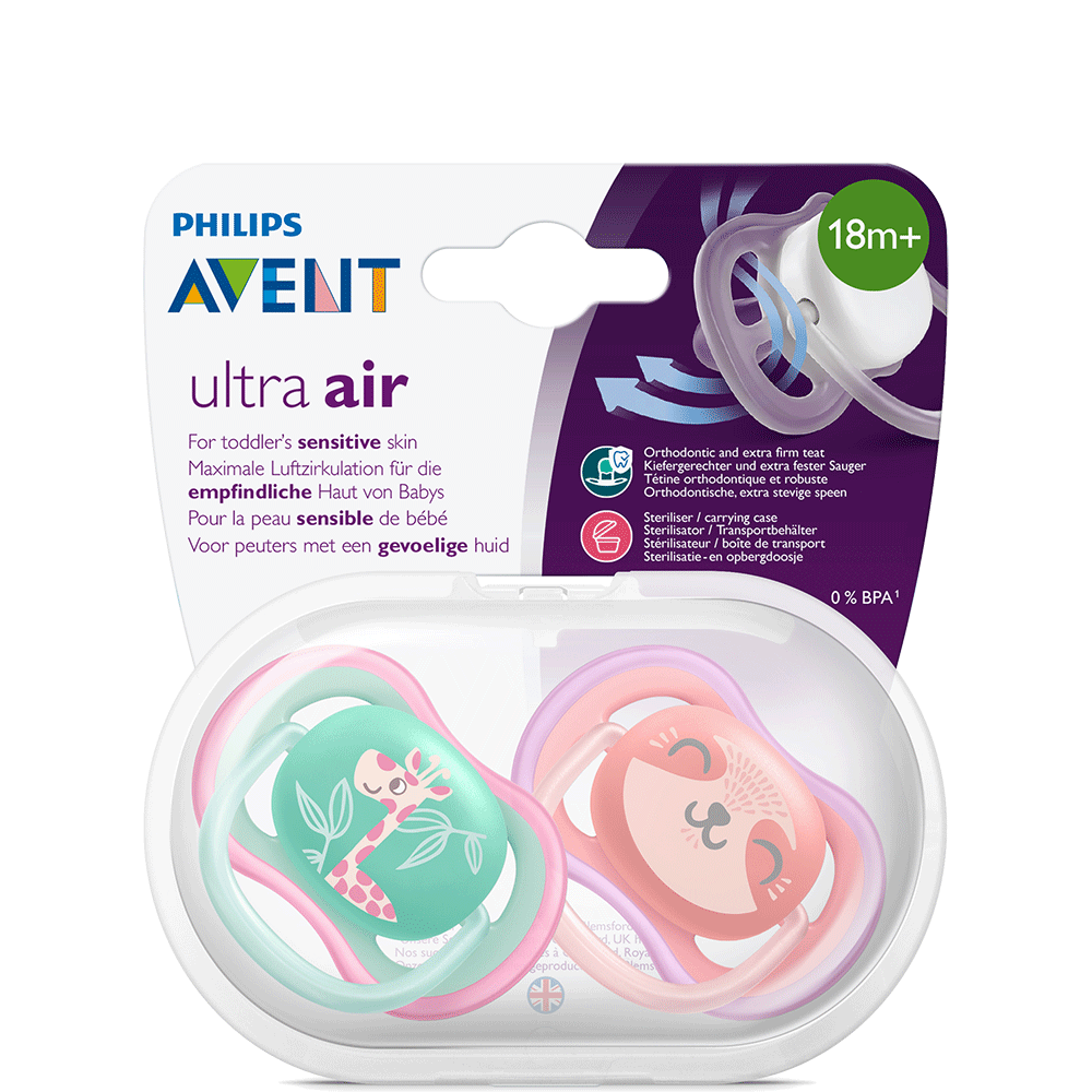 Bild: PHILIPS AVENT Ultra Air Schnuller 18M+ 