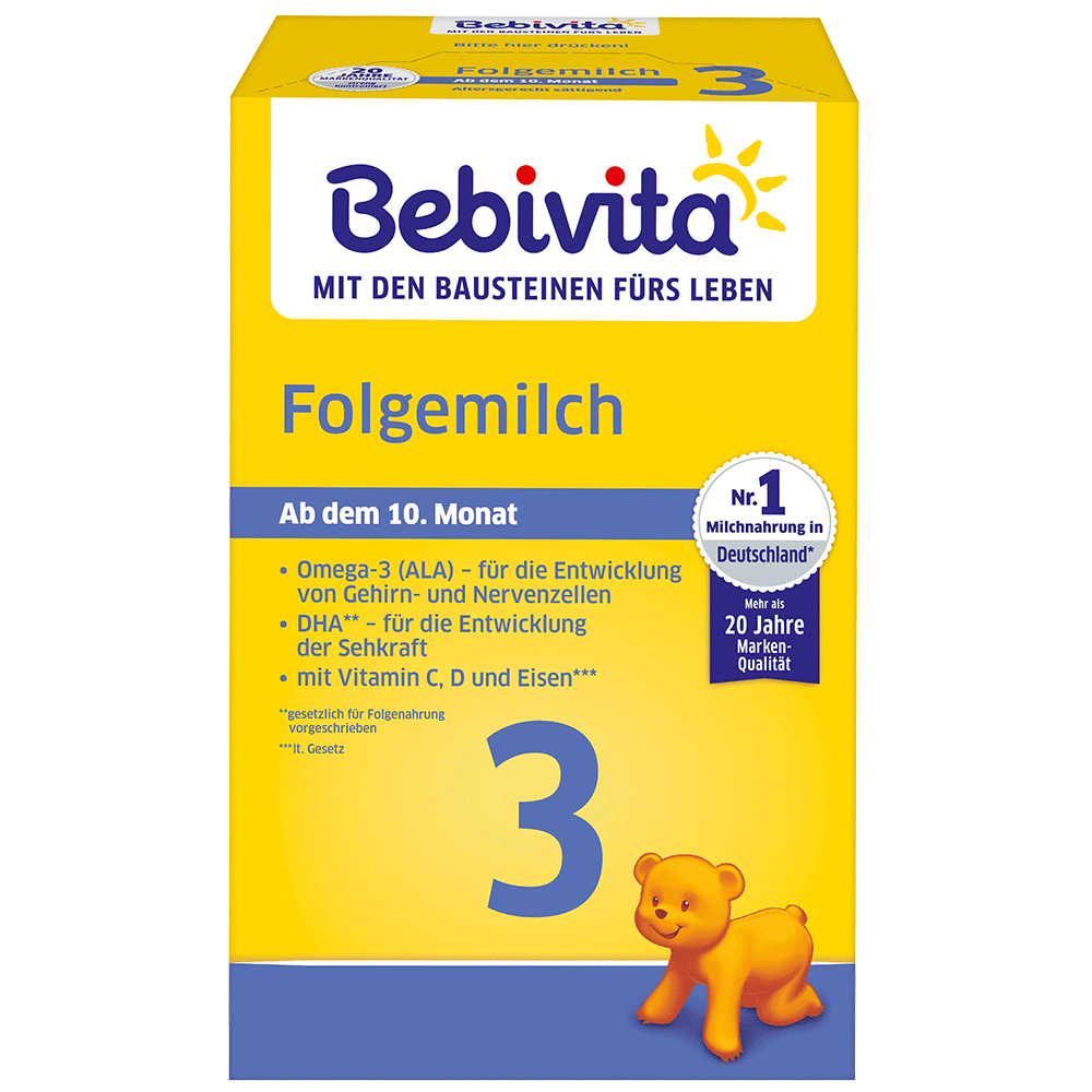 Bild: Bebivita 3 Folgemilch 