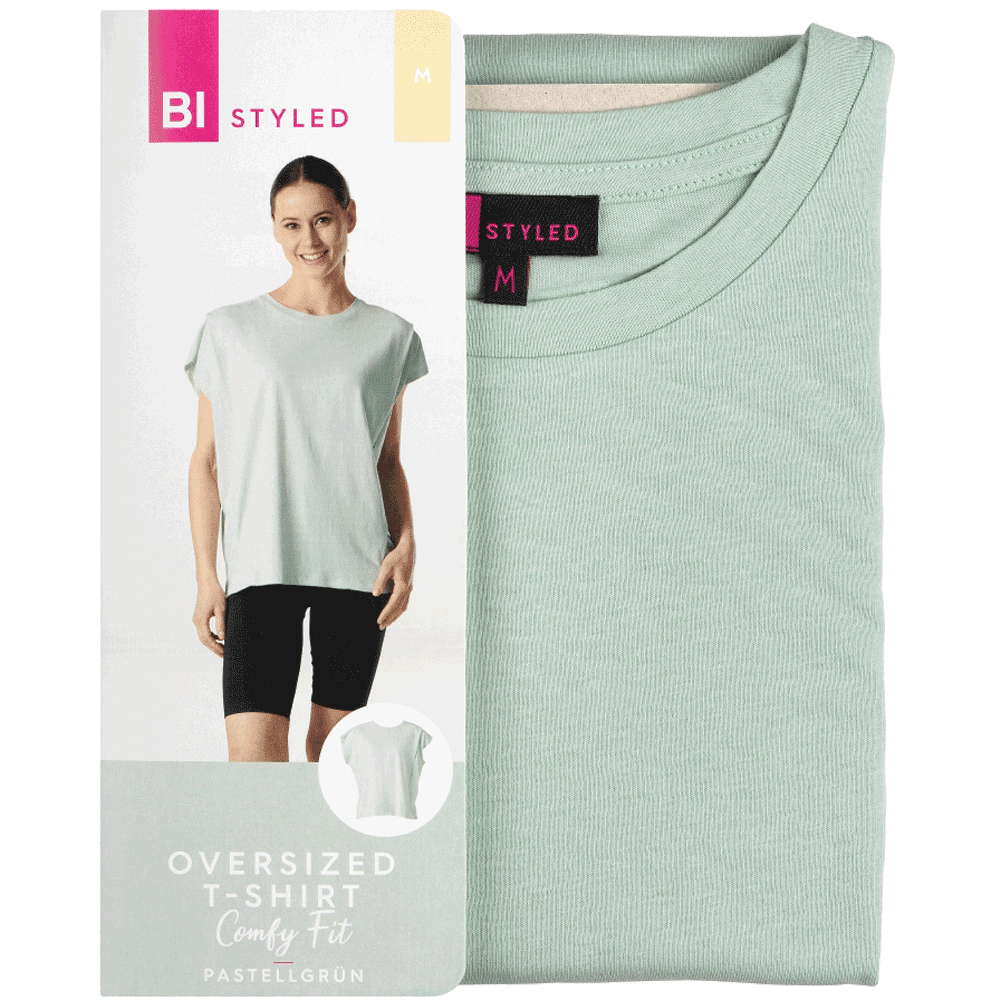 Bild: BI STYLED Oversized T-Shirt pastellgrün