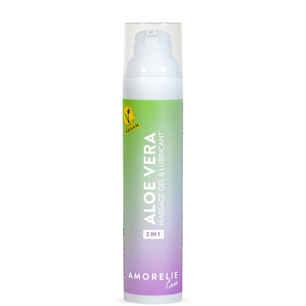 Bild: AMORELIE 2in1 Aloe Vera Massage- & Gleitgel 