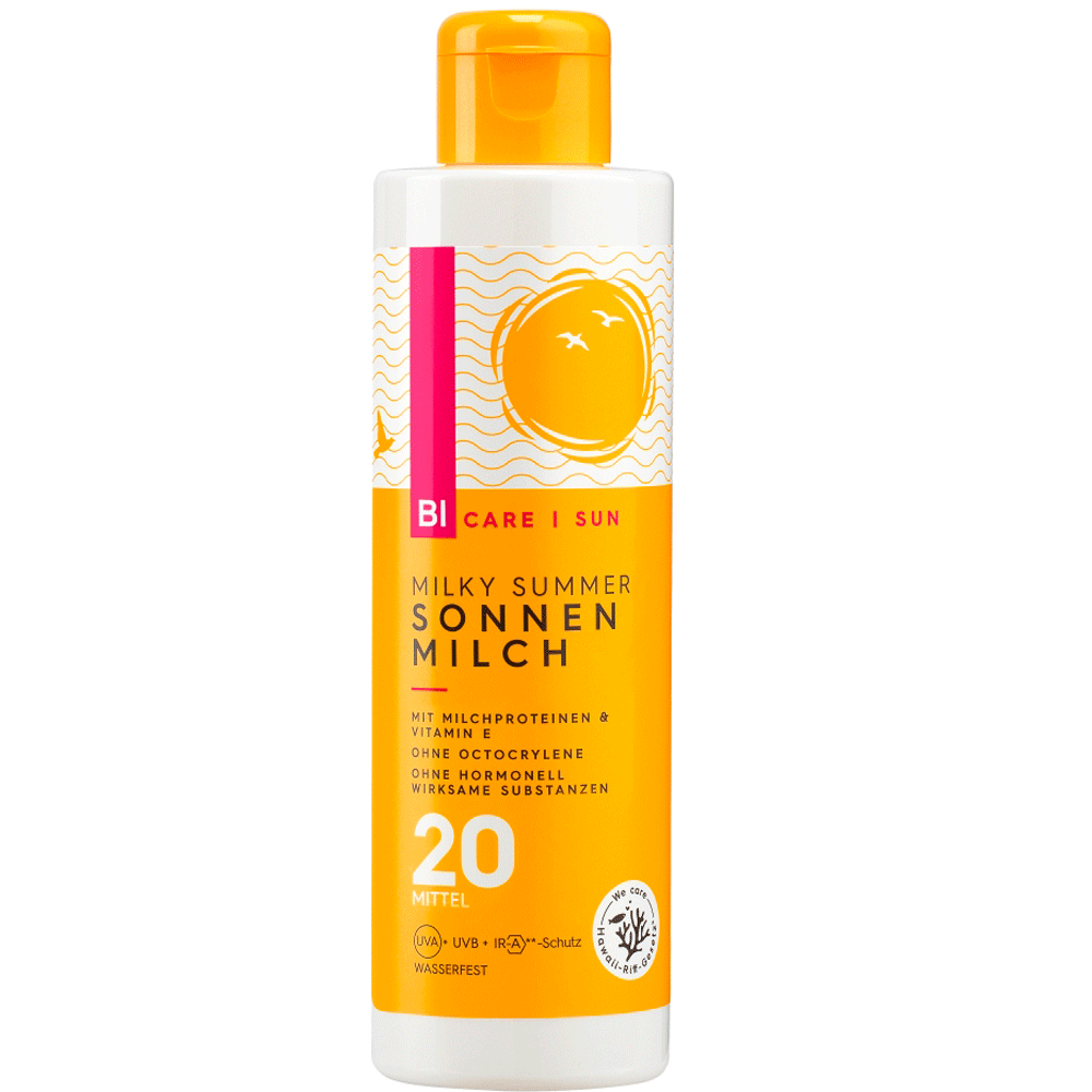 Bild: BI CARE SUN Milky Summer Sonnenmilch LSF 20  