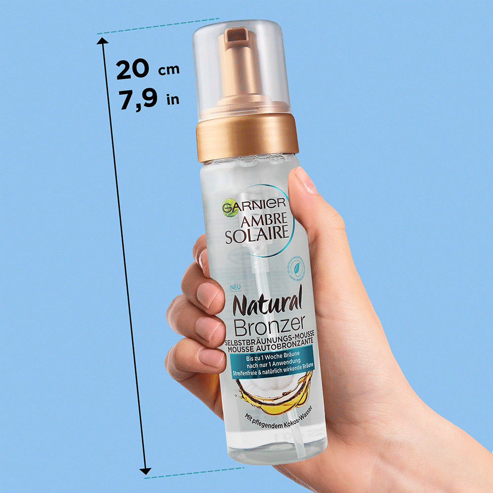 Bild: GARNIER AMBRE SOLAIRE Natural Bronze Selbstbräunungs-Mousse 