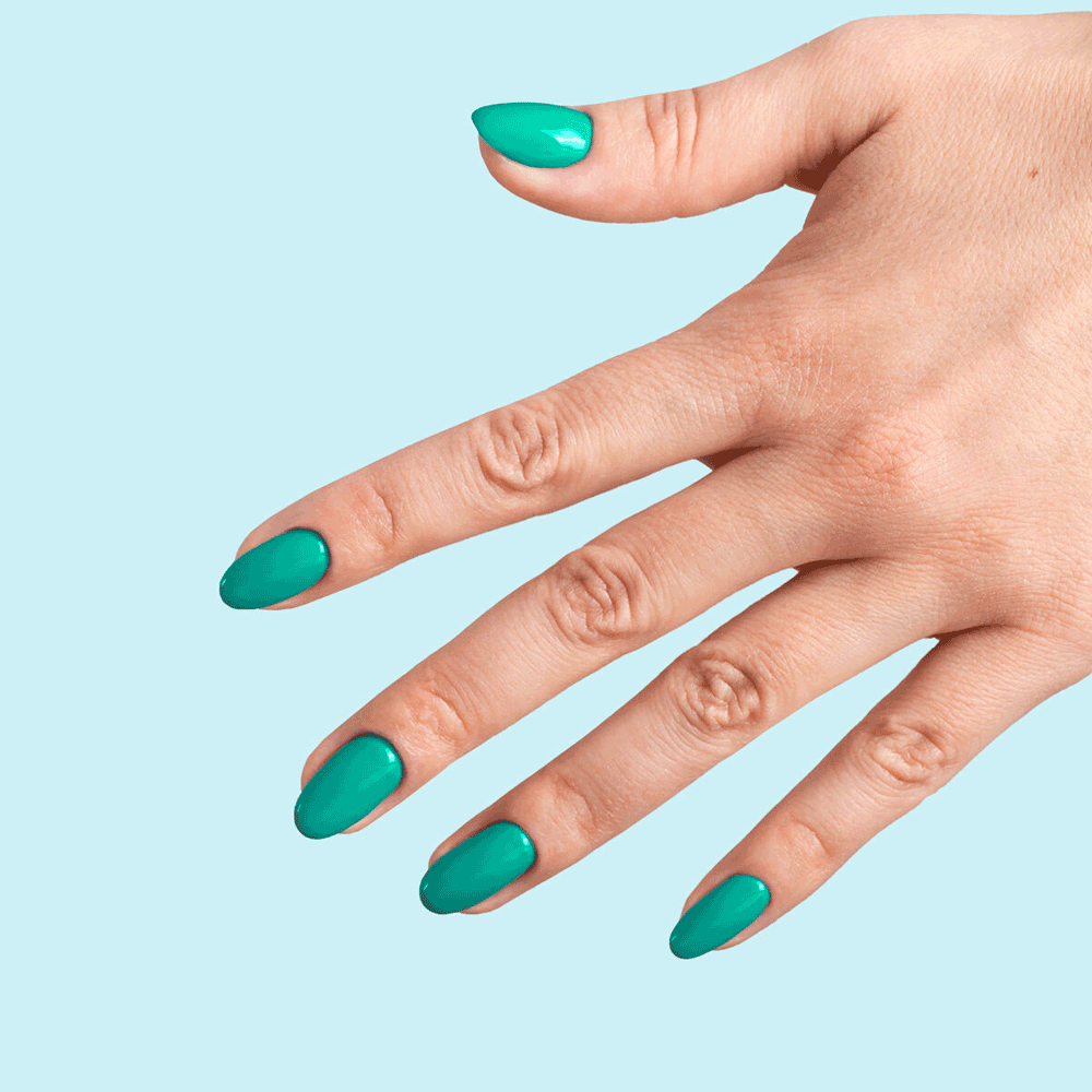 Bild: Semilac UV Nagellack azure green