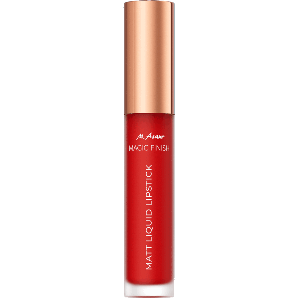 Bild: M. Asam Magic Finish Matt Liquid Lippenstift cherry