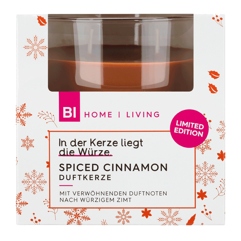 Bild: BI HOME Living Duftkerze Spiced Cinnamon 