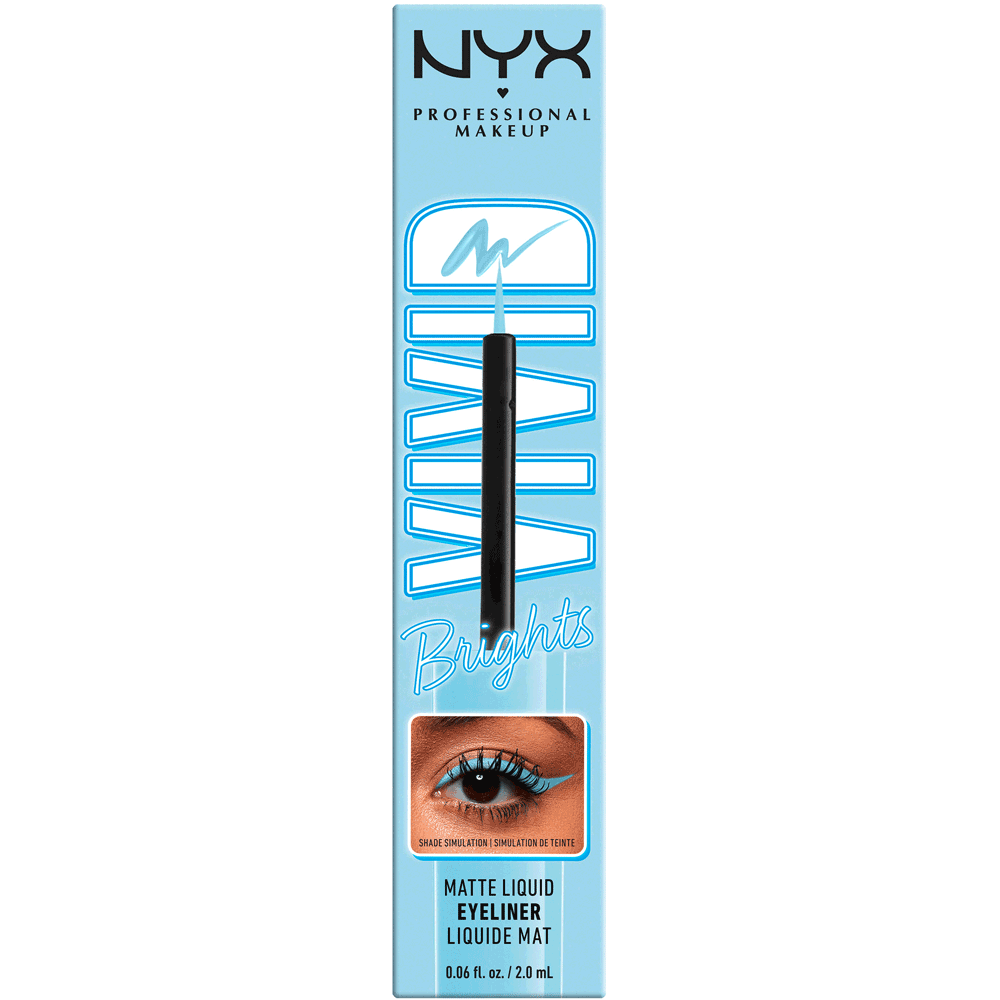 Bild: NYX Professional Make-up Vivid Bright Liquid Liner blue thang