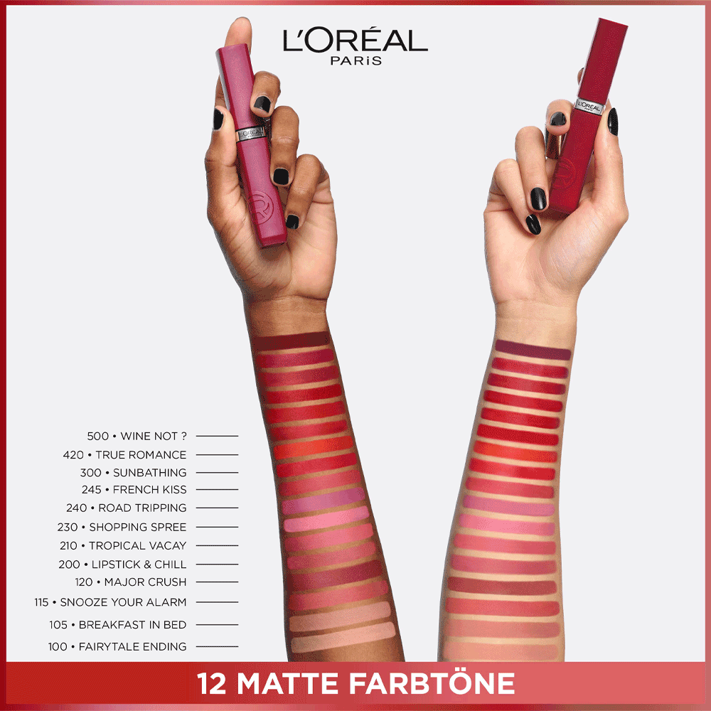 Bild: L'ORÉAL PARIS Infaillible Matte Resistance 16H Lippenstift 420