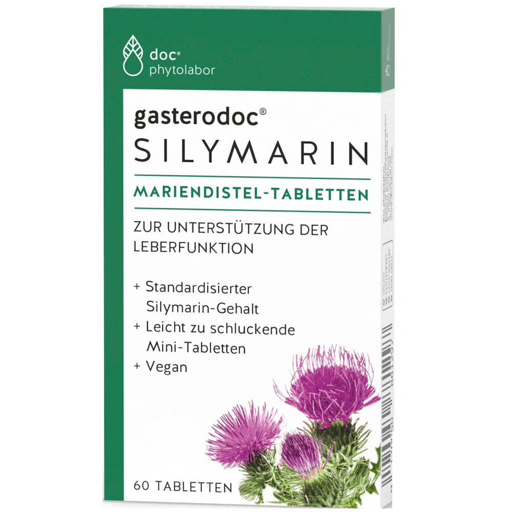 Bild: Gasterodoc Silymarin Mariendistel-Tabletten 