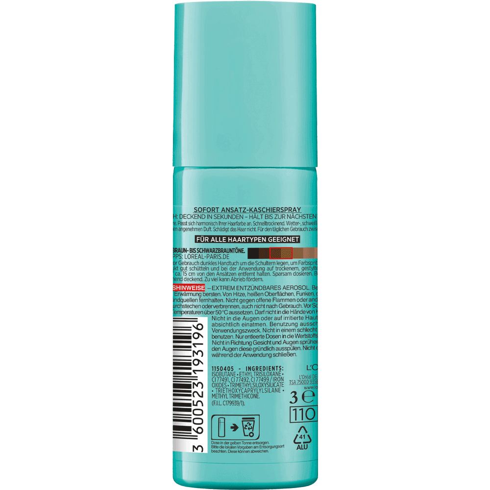 Bild: L'ORÉAL PARIS Magic Retouch Ansatz-Kaschierspray dunkelbraun bis schwarzbraun