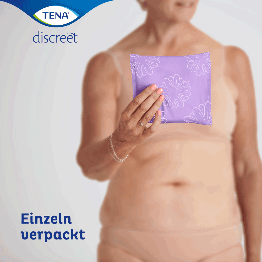 Bild: TENA Discreet Protect+ Normal Night Nacht Einlagen 