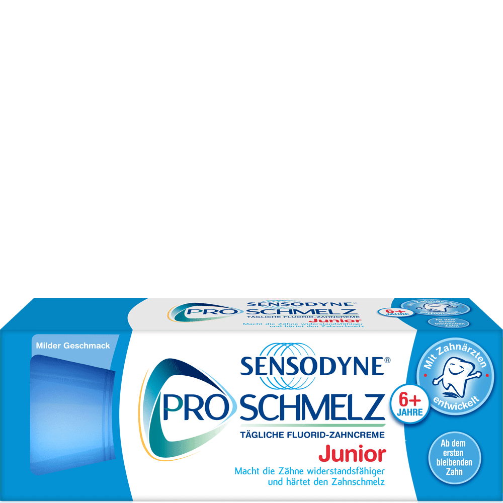 Bild: SENSODYNE Proschmelz Junior Zahncreme 