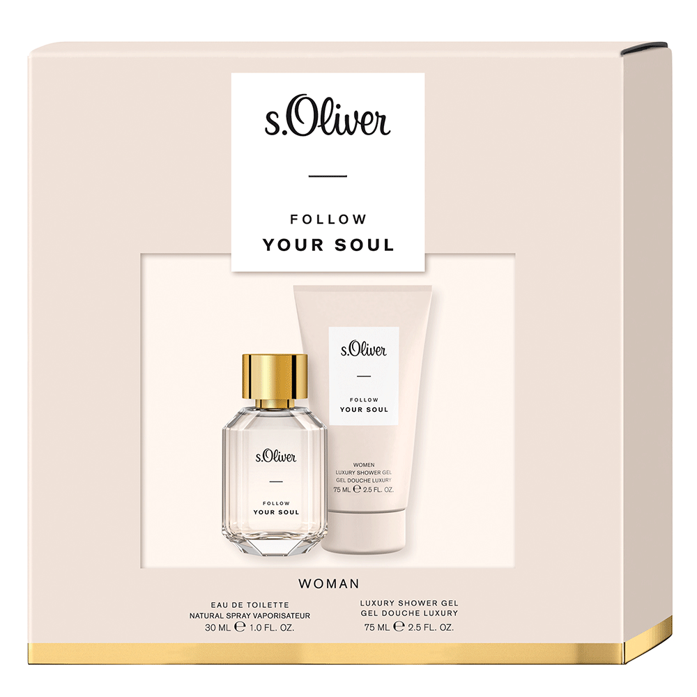 Bild: s.Oliver Follow Your Soul Women Geschenkset Eau de Toilette 30 ml + Duschgel 75 ml 