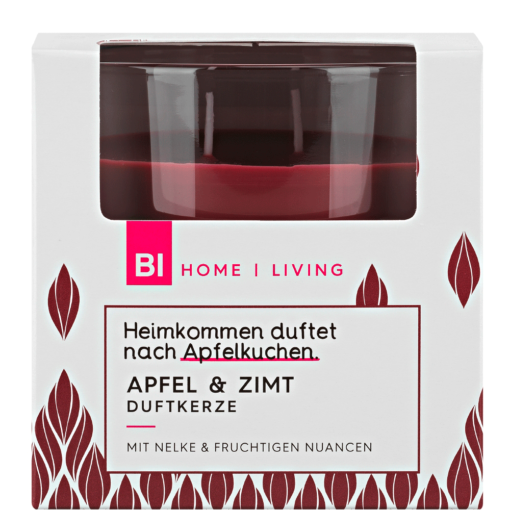 Bild: BI HOME Living Duftkerze Groß Apfel & Zimt 